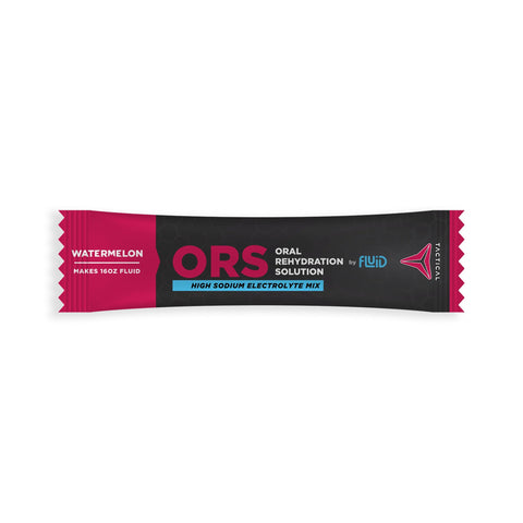 ORs (Oral Rehydration) solution package on a white background