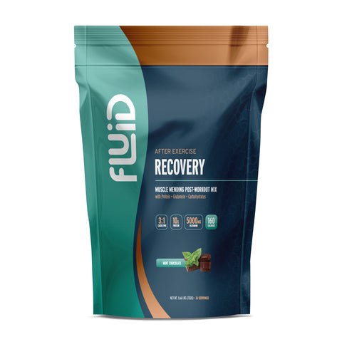 Fluid After Exercise Recovery package on a white background