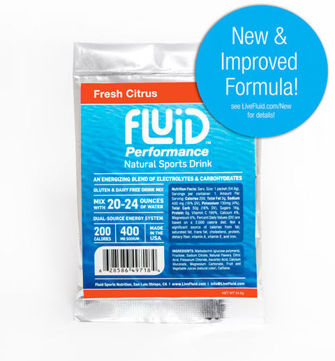 Fluid Performance ("Try Fluid" or "Live Fluid" Package Deal flavor choice ONLY)