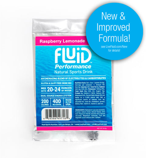 Fluid Performance ("Try Fluid" or "Live Fluid" Package Deal flavor choice ONLY)