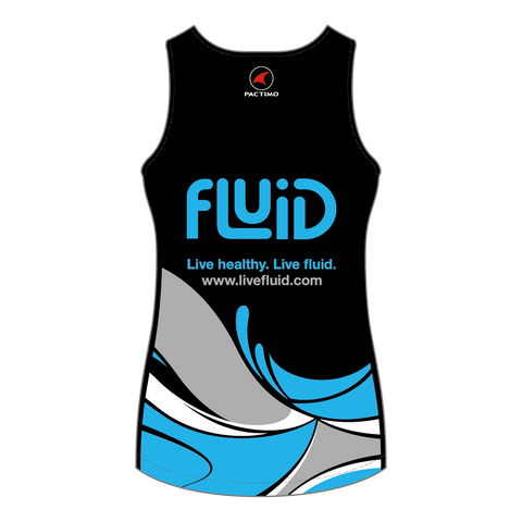 Women's Running Singlet Blue