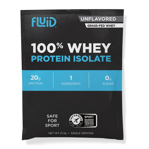 100% Whey Protein Isolate Single Servings