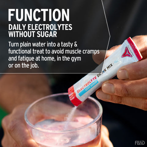 Fluid Tactical Zero Sugar Electrolyte Drink Mix