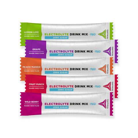 Fluid Tactical Zero Sugar Electrolyte Drink Mix