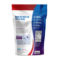 Back view of a Fluid supplement package with branding and product details.