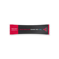 Electrolyte drink mix packet with red and black design on a white background