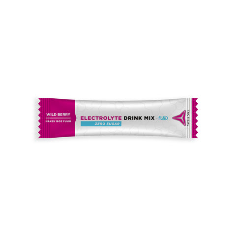 Fluid Tactical Zero Sugar Electrolyte Drink Mix
