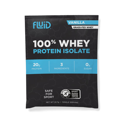 100% Whey Protein Isolate Single Servings