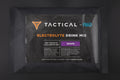 Tactical Electrolyte Drink Mix package on a dark background