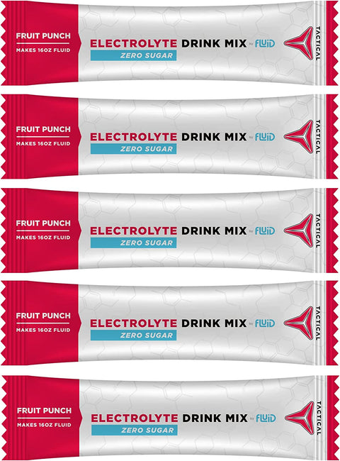 Fluid Tactical Zero Sugar Electrolyte Drink Mix